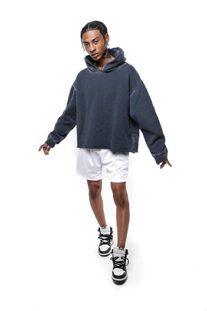 Cropped Hoodie - Vintage Charcoal