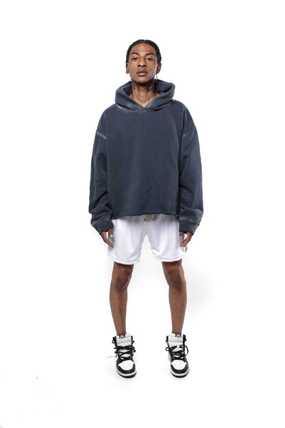 Cropped Hoodie - Vintage Charcoal