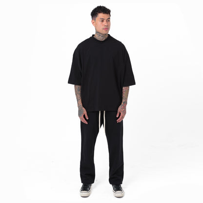 Oversized Box T Shirt - BLACK